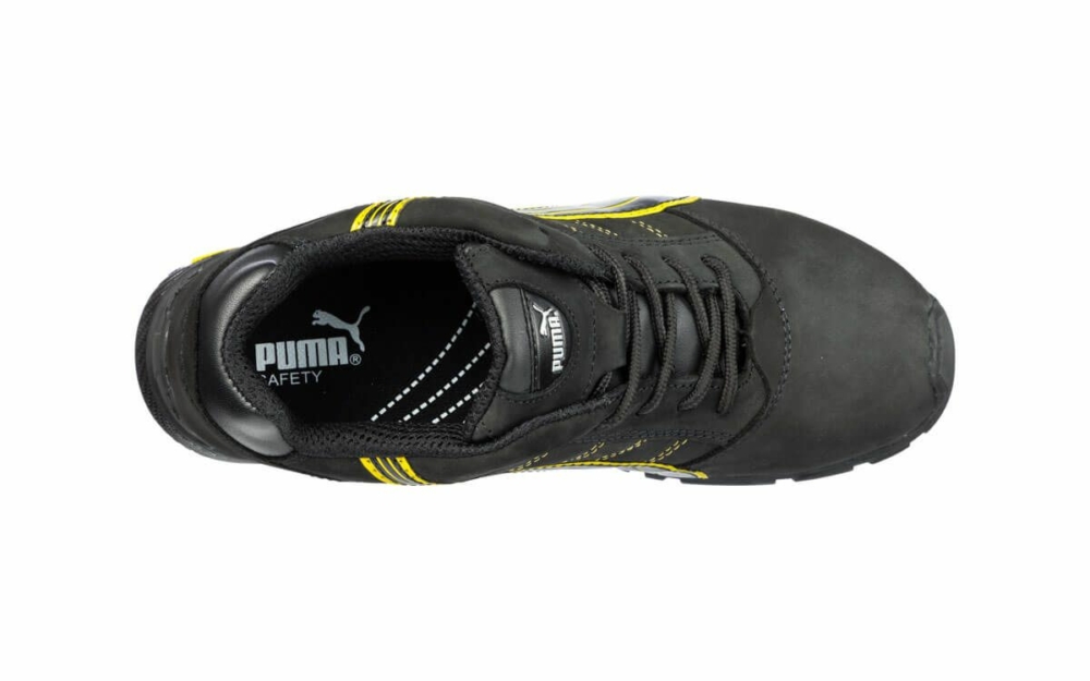 Puma 642717 Amsterdam Black/Yellow online Australia - Aj Safety