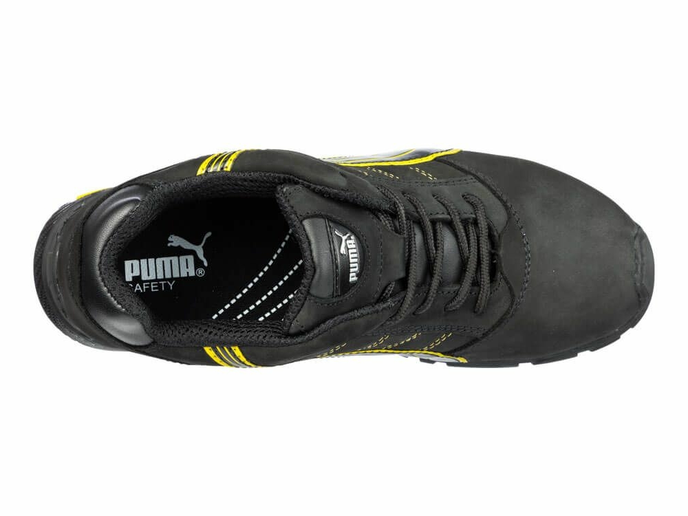 Puma 642717 Amsterdam Black/Yellow online Australia - Aj Safety