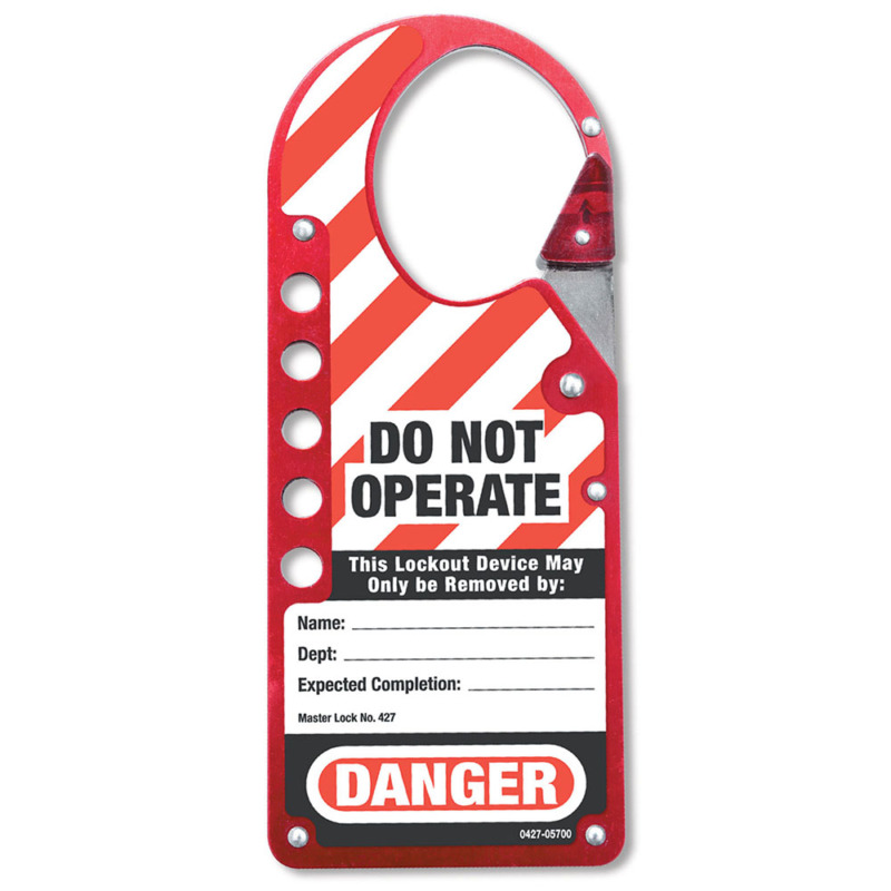 Master Lock® 0427 Aluminium Snap On Hasp 38mm