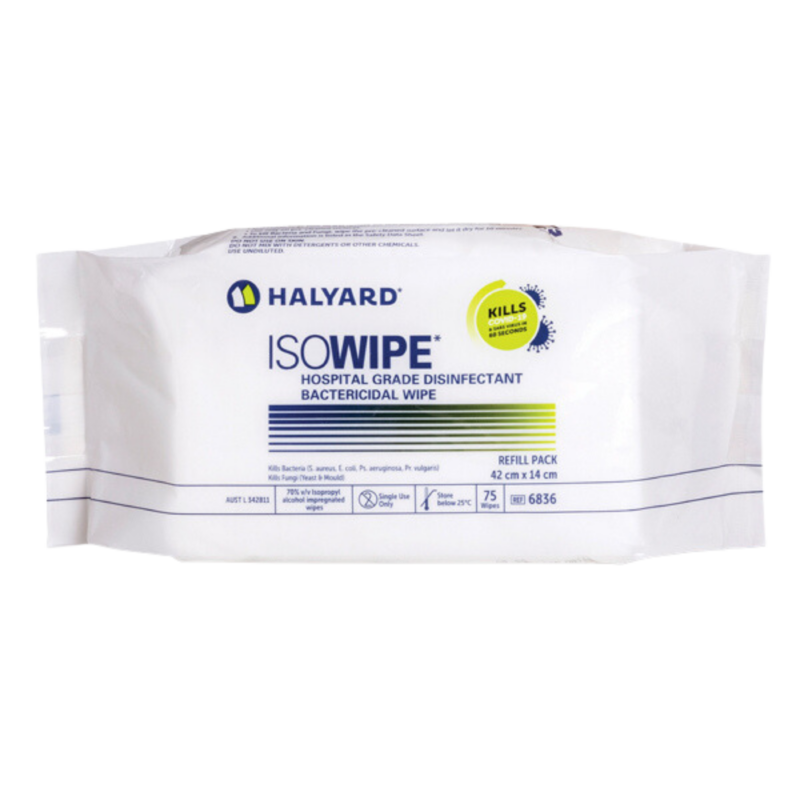 Halyard ISOWIPE Bactericidal Wipe