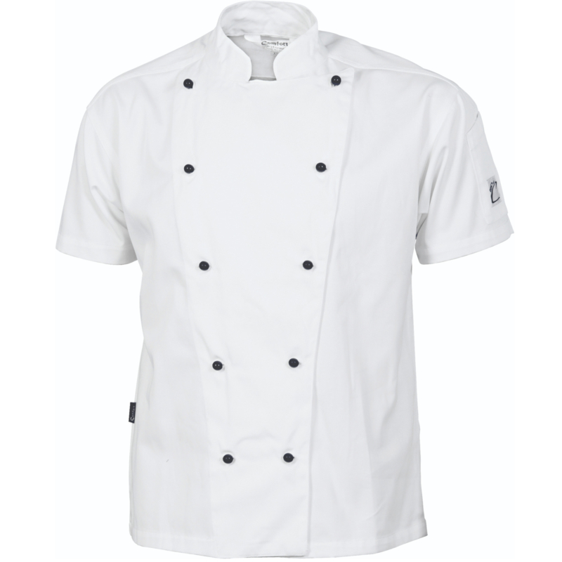 DNC 1103 - Cool-Breeze Cotton Chef Jacket - Short Sleeve