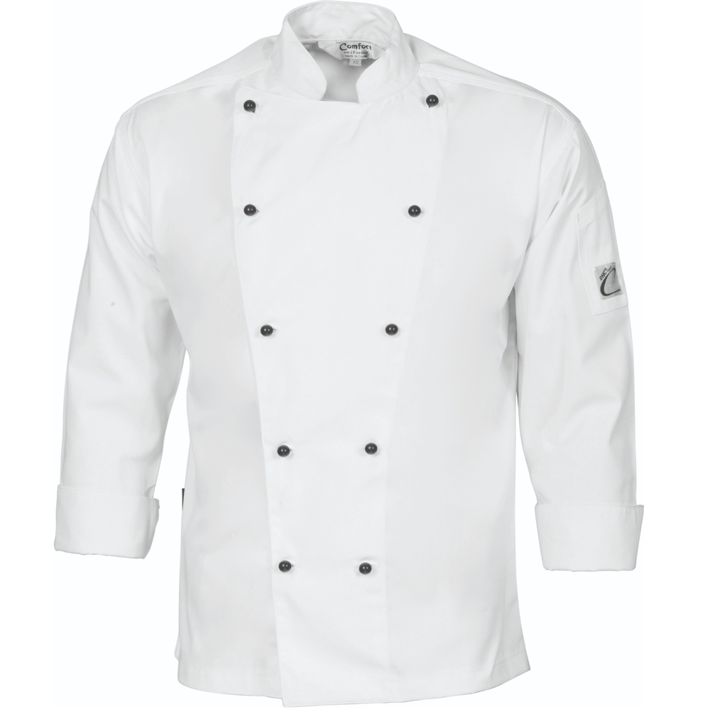 DNC 1104 - Cool-Breeze Cotton Chef Jacket - Long Sleeve