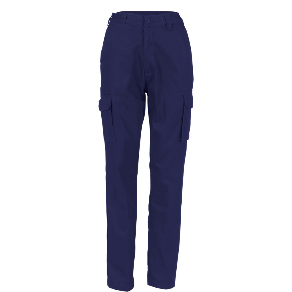 DNC 3322 Ladies Cotton Drill Cargo Pant