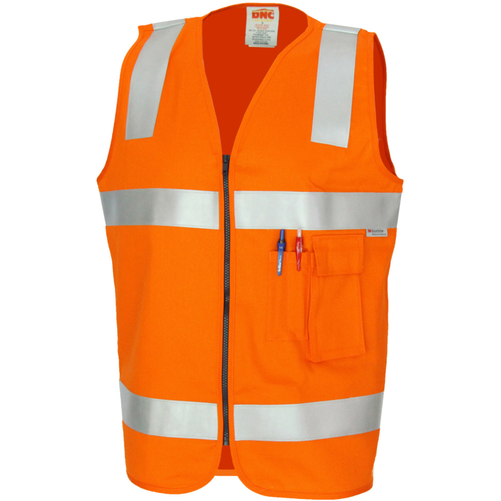 DNC 3410 Patron Saint Flame Retardant Safety Vest with 3M F/R Tape