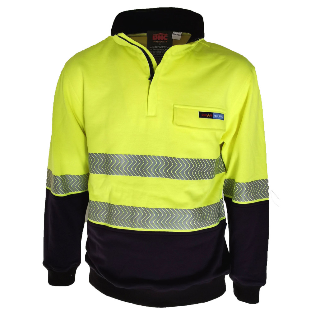DNC 3424 HiVis 1/2 Zip FR HRC2 D/N Jumper