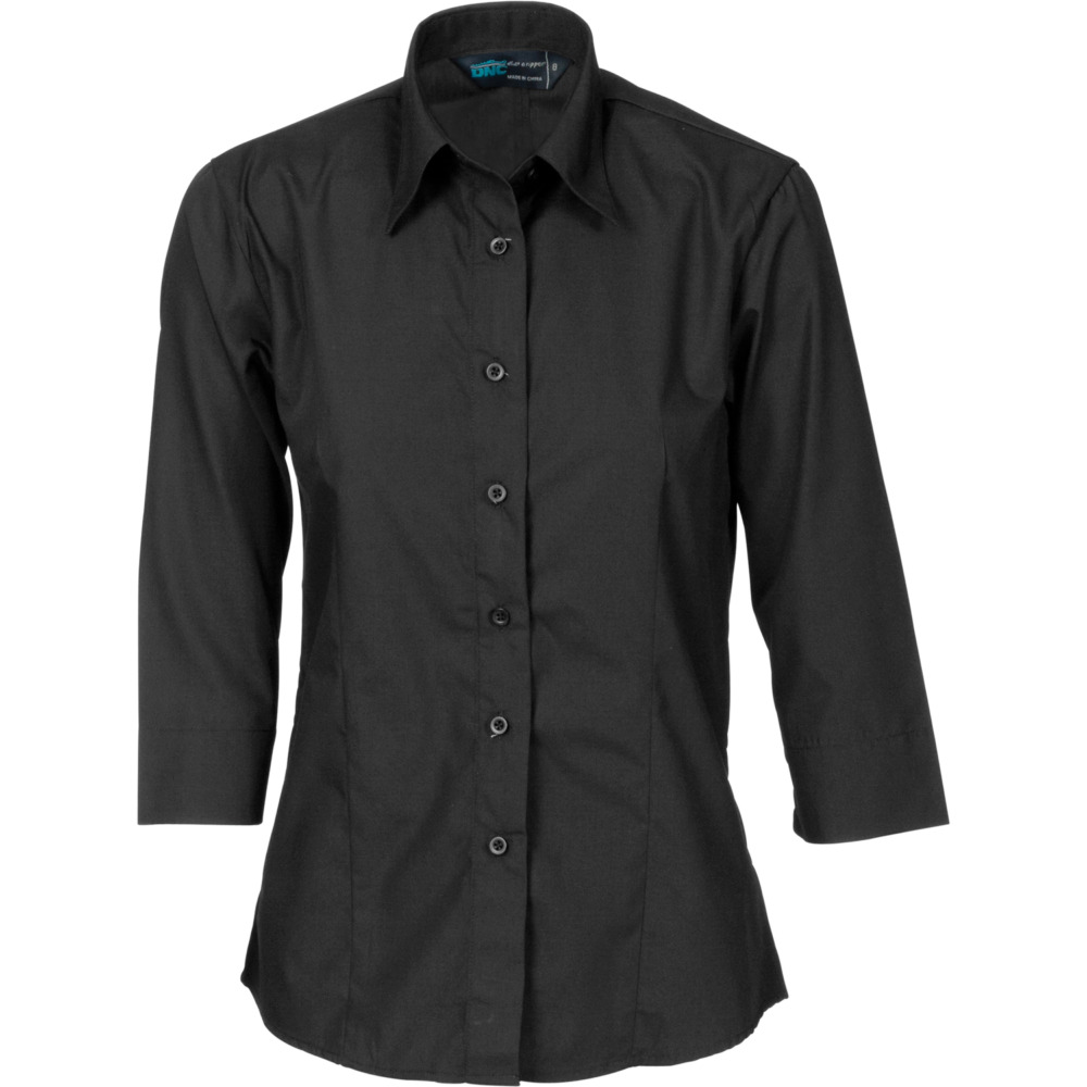 DNC 4203 Ladies Polyester Cotton Shirt - 3/4 Sleeve