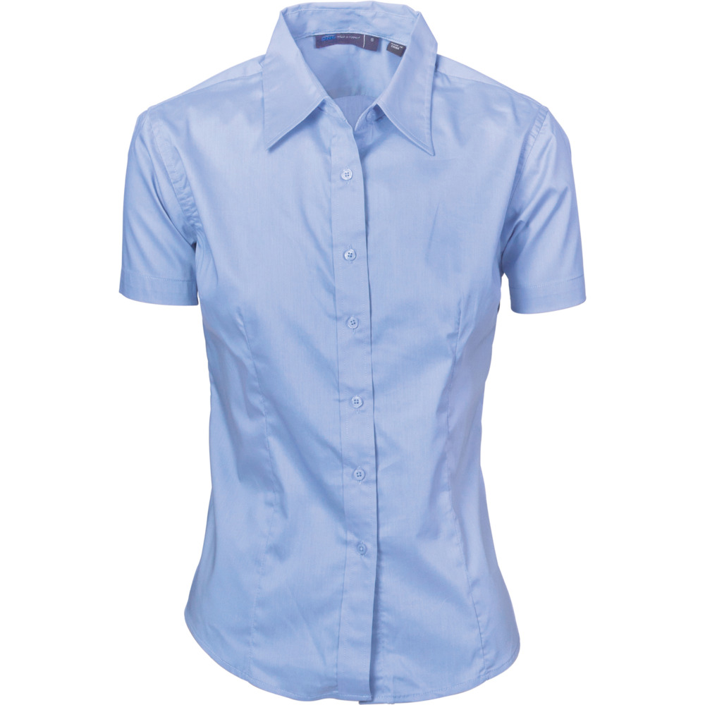 DNC 4231 Ladies Premier Stretch Poplin Business Shirts - Short Sleeve