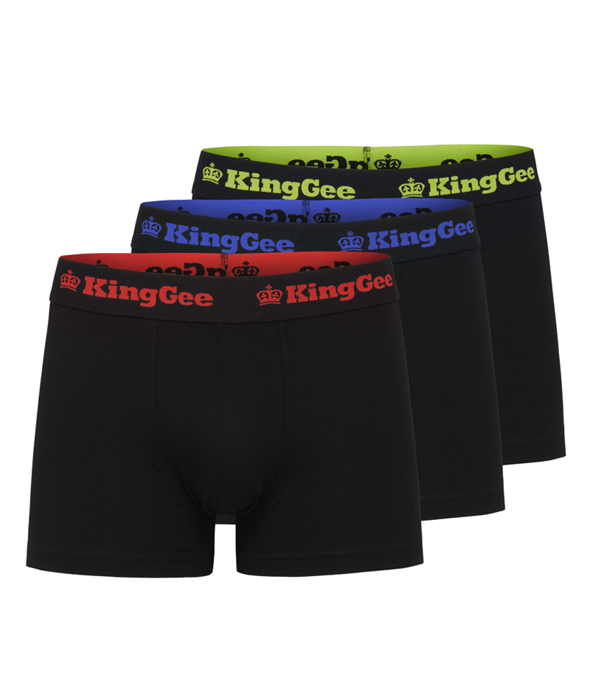 KingGee: K09023 Mens Cotton Trunk 3 Pack