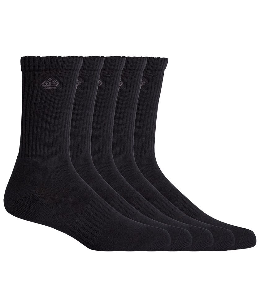 KingGee: K09035 Mens Crew Cotton Work Sock - 5 Pack