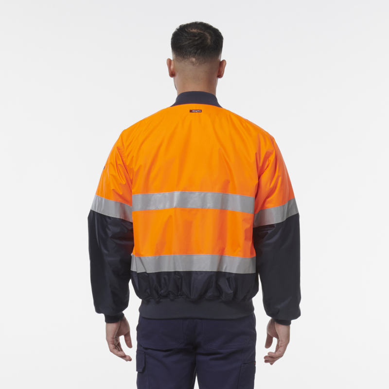 KingGee: K55032 Reflective Bomber Jacket online Australia - Aj Safety