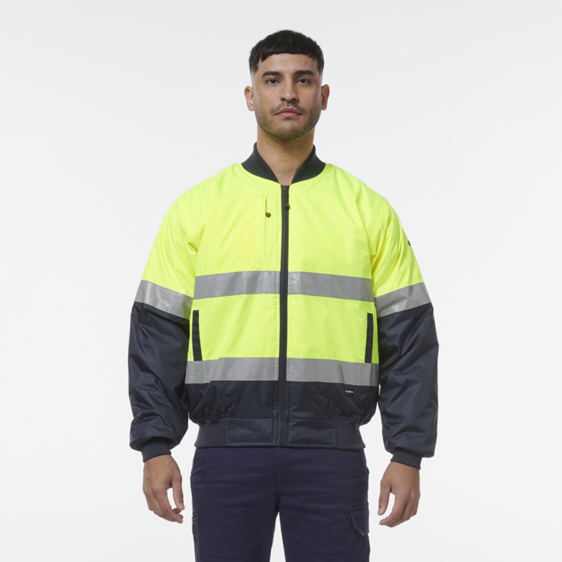 KingGee: K55032 Reflective Bomber Jacket online Australia - Aj Safety