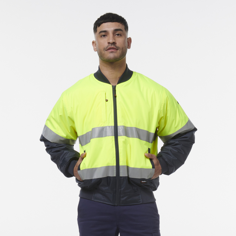 KingGee: K55032 Reflective Bomber Jacket online Australia - Aj Safety