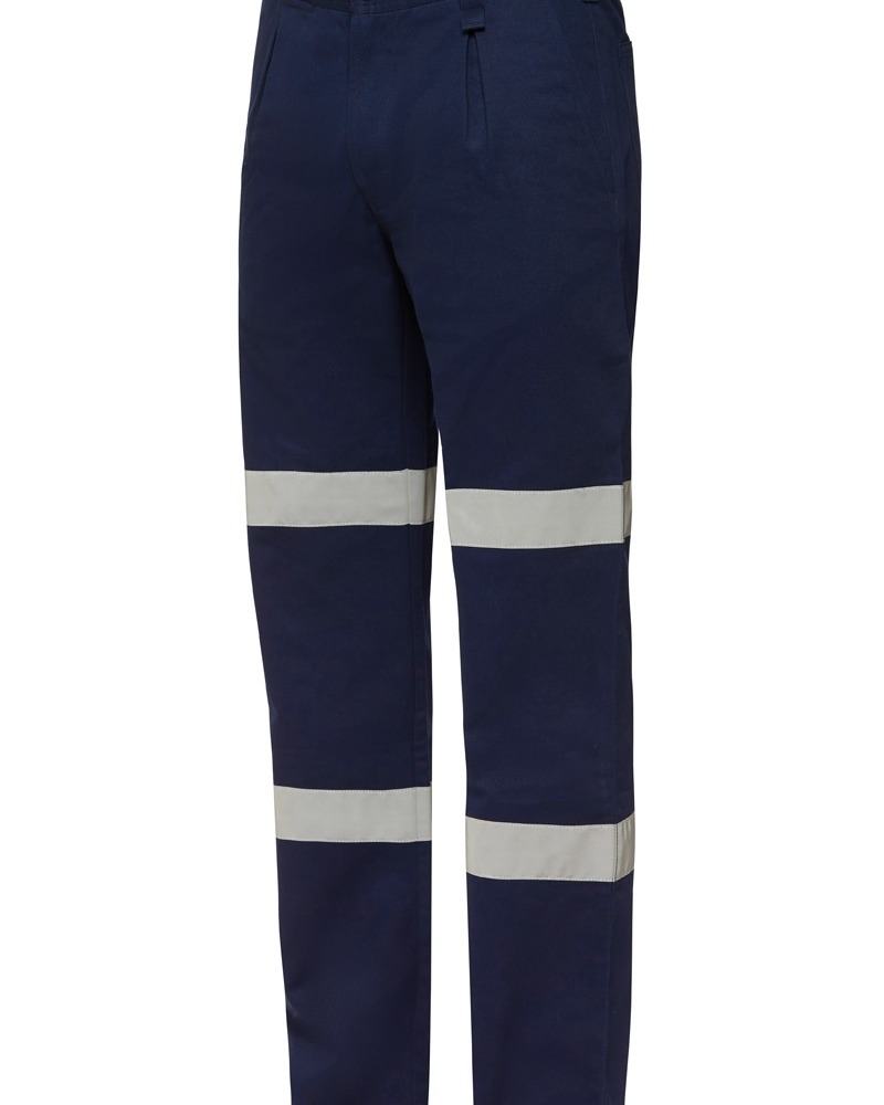 Hard Yakka:Y02615 Foundations Drill Pant With Double Hoop Tape