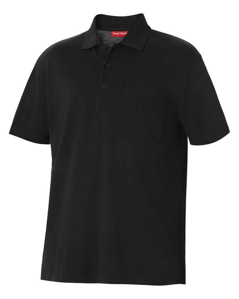 Hard Yakka:Y11306 Foundations Pique Short Sleeve Polo