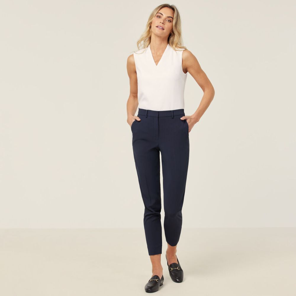 NNT CAT3YC Crepe Stretch Waist Cropped Pant online Australia - Aj Safety