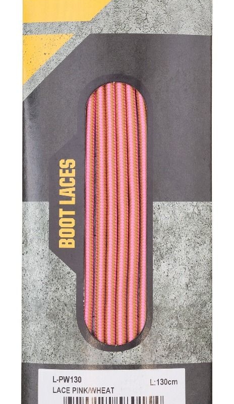 Oliver LPW 4mm Pink/Wheat Laces