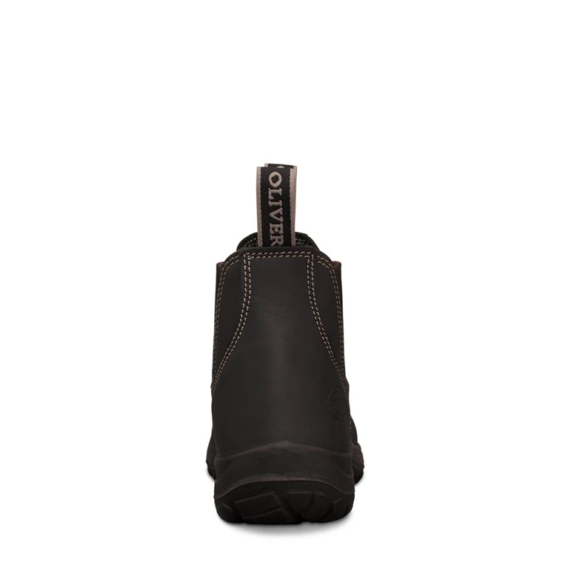 Oliver 26620 Black Elastic Sided Non Safety Work Boot online Australia - Aj Safety