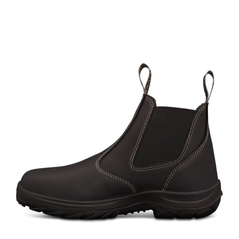 Oliver 26620 Black Elastic Sided Non Safety Work Boot online Australia - Aj Safety
