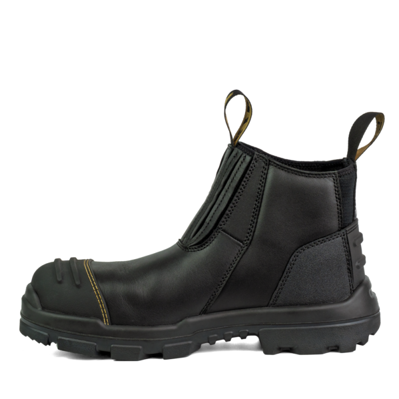 Oliver 54520 Black Elastic Sided Boot online Australia - Aj Safety