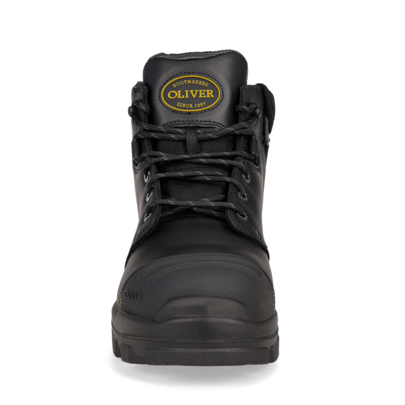 Oliver 54540Z 130mm Black Zip Sided Boot online Australia - Aj Safety
