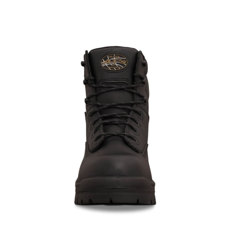 Oliver 45645 150mm Black Lace Up Boot online Australia - Aj Safety