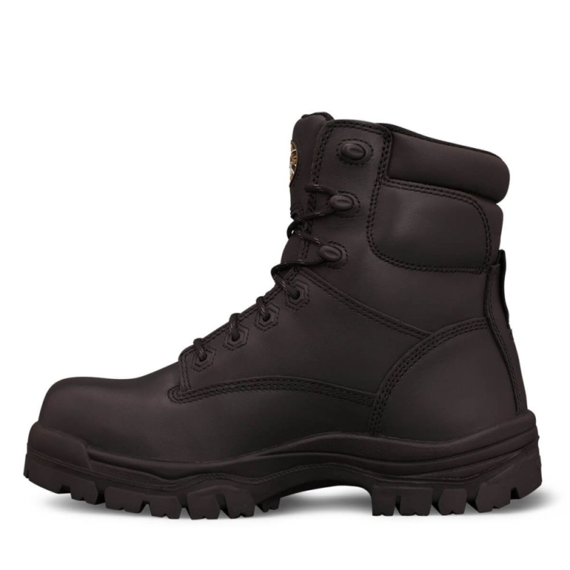 Oliver 45645 150mm Black Lace Up Boot online Australia - Aj Safety