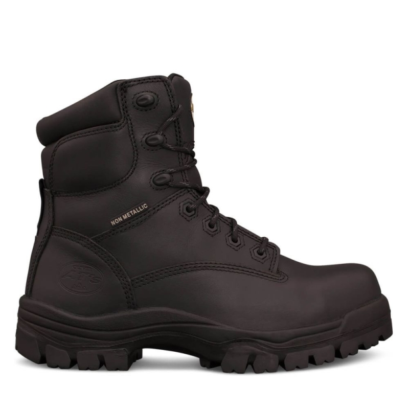 Oliver 45645 150mm Black Lace Up Boot
