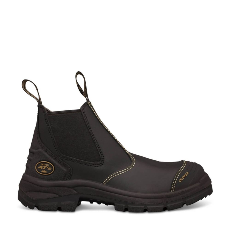 Oliver 55320 Black Elastic Sided Boot