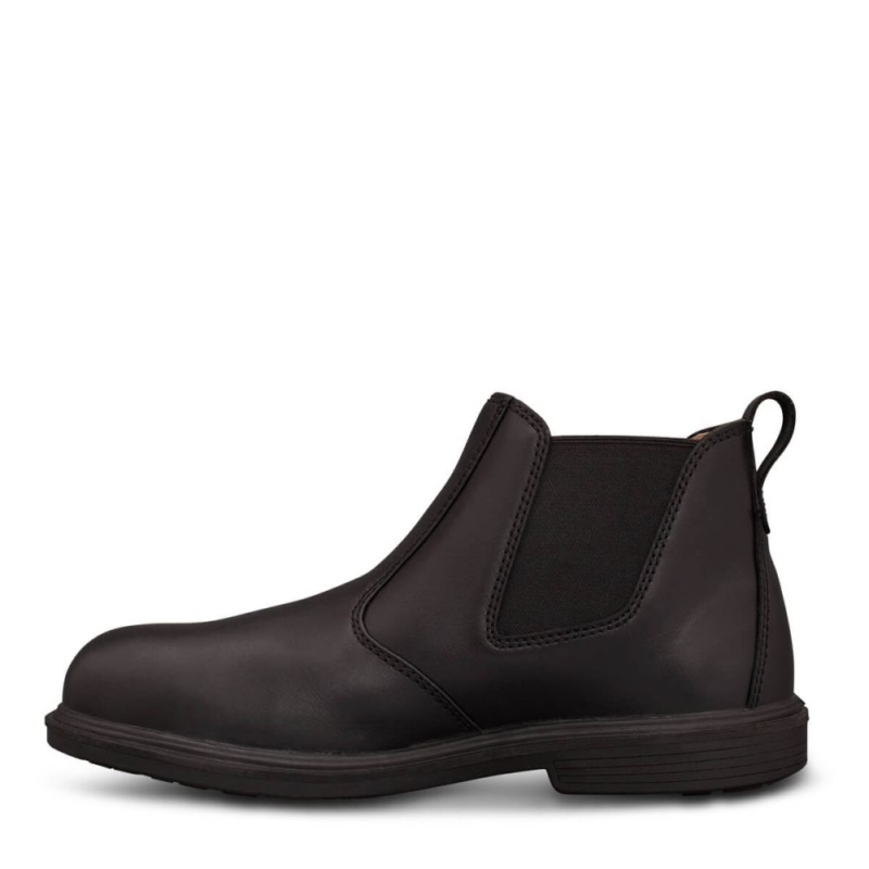 Oliver 38250 Black Elastic Sided Boot online Australia - Aj Safety
